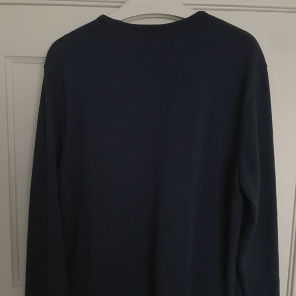 Onia Chad Long Sleeve - Navy - Picture 2 of 5